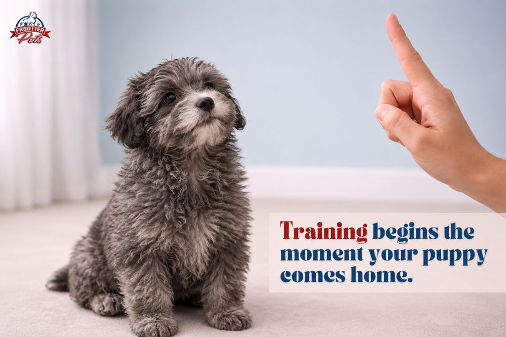 The First 3 Puppy Commands to Teach Early