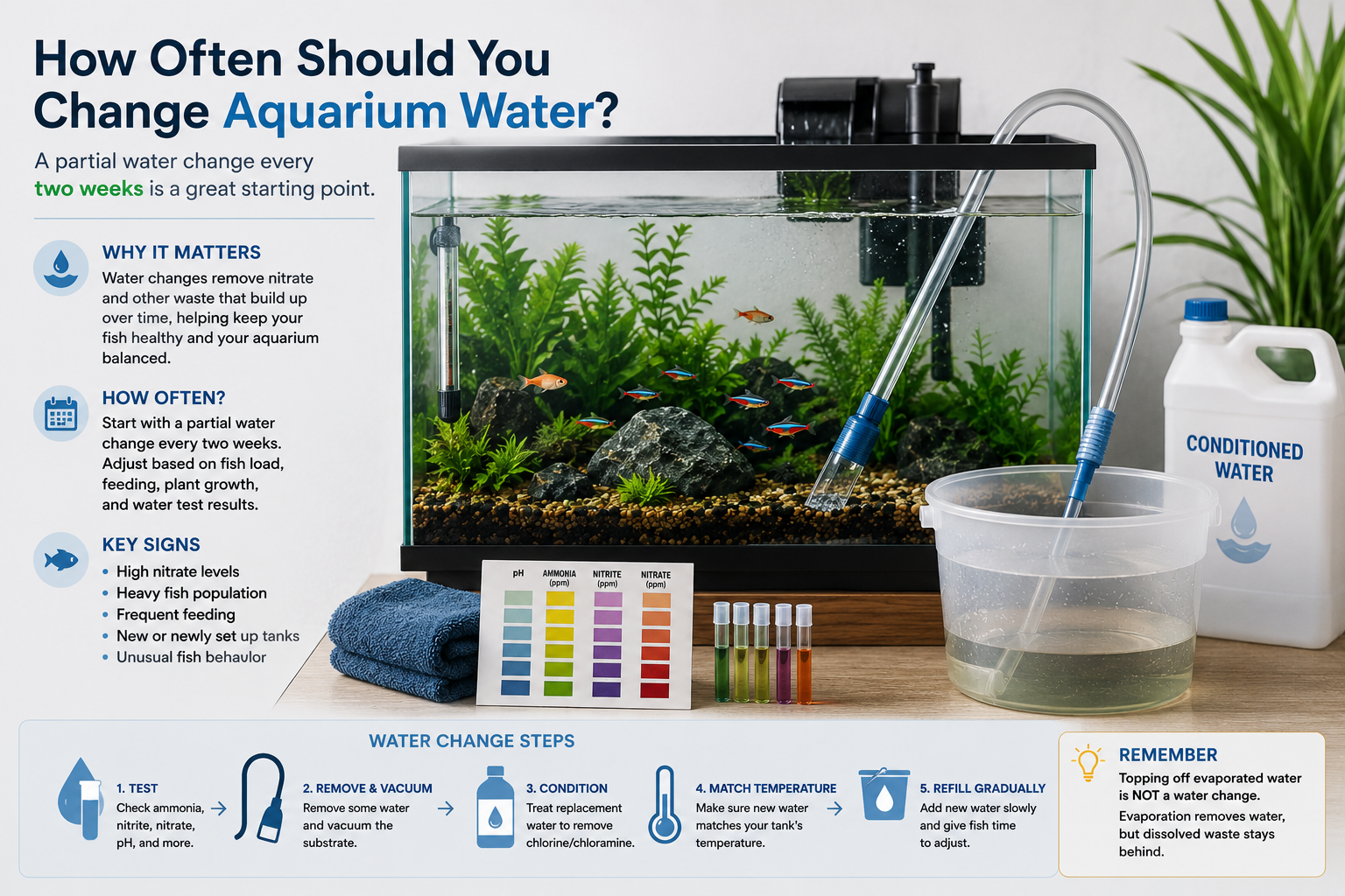 How Often Should You Change Aquarium Water?