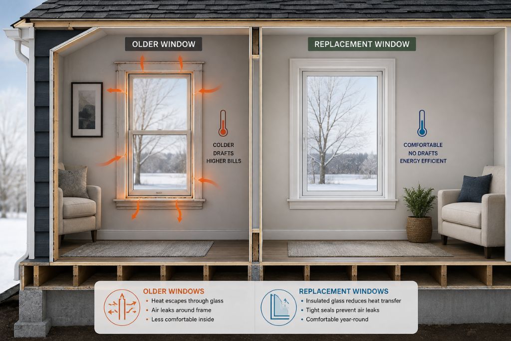 How Replacement Windows Can Lower Energy Bills